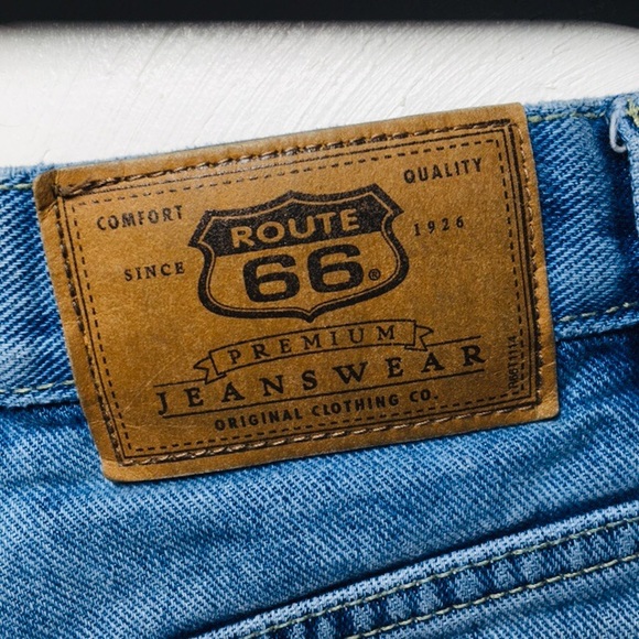 Button Fly Blue Jean Cut Offs - Picture 5 of 7